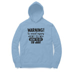 Women's Sarcastic Warning Graphics Printed Hoodies