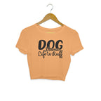 Women's Dog Mamma Life is Rough Graphics Printed Crop Tops