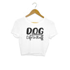 Women's Dog Mamma Life is Rough Graphics Printed Crop Tops