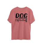 Women's Dog Mamma Life is Rough Graphics Printed Oversized T-Shirt