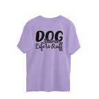 Women's Dog Mamma Life is Rough Graphics Printed Oversized T-Shirt