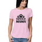 Women's Dog Mama Graphics Printed T-Shirt