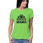 Women's Dog Mama Graphics Printed T-Shirt