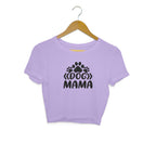 Women's Dog Mama Graphics Printed Crop Tops