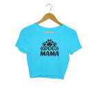 Women's Dog Mama Graphics Printed Crop Tops