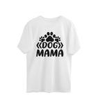 Women's Dog Mama Graphics Printed Oversized T-Shirt