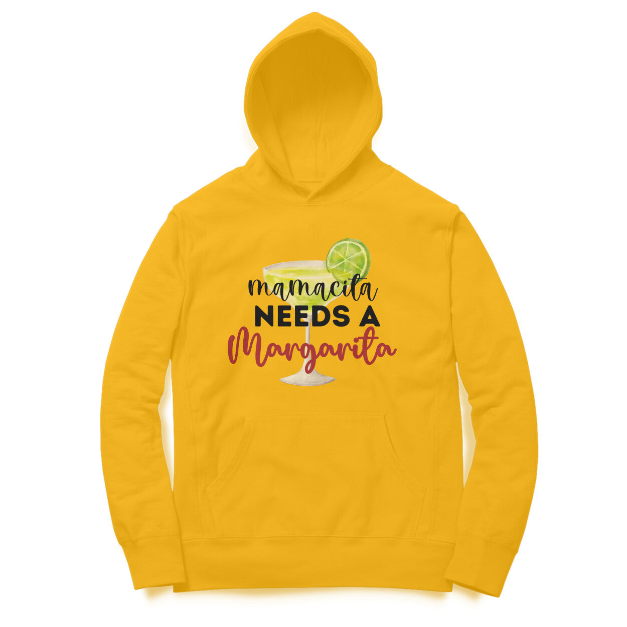 Women's Mama needs Margarita Graphics Printed Hoodies