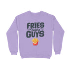 Women's Fries Before Guys Graphics Printed Sweatshirts