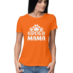 Women's Dog Mama Graphics Printed T-Shirt