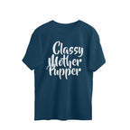 Women's Classy Mother Pupper Graphics Printed Oversized T-Shirt