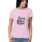 Women's Classy Mother Pupper Graphics Printed T-Shirt