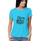 Women's Classy Mother Pupper Graphics Printed T-Shirt