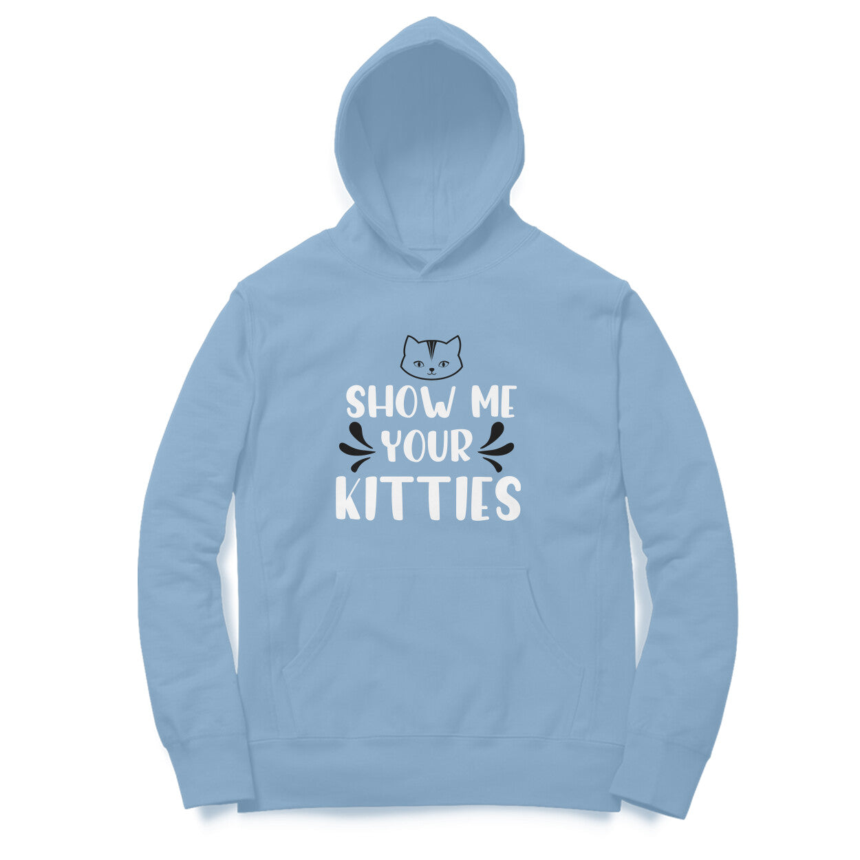 Women's Show Me Your Kitties Graphics Printed Hoodies