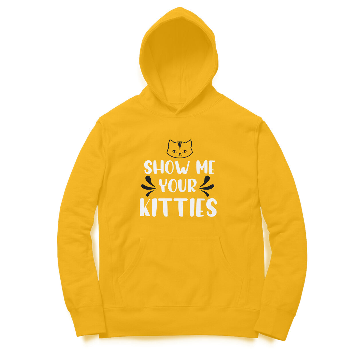 Women's Show Me Your Kitties Graphics Printed Hoodies