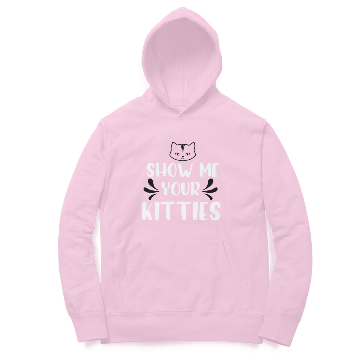 Women's Show Me Your Kitties Graphics Printed Hoodies