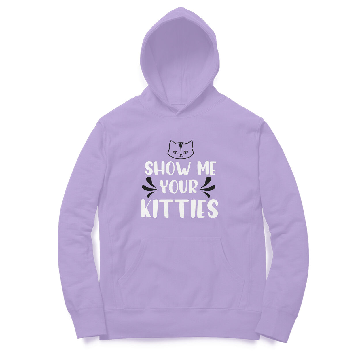 Women's Show Me Your Kitties Graphics Printed Hoodies