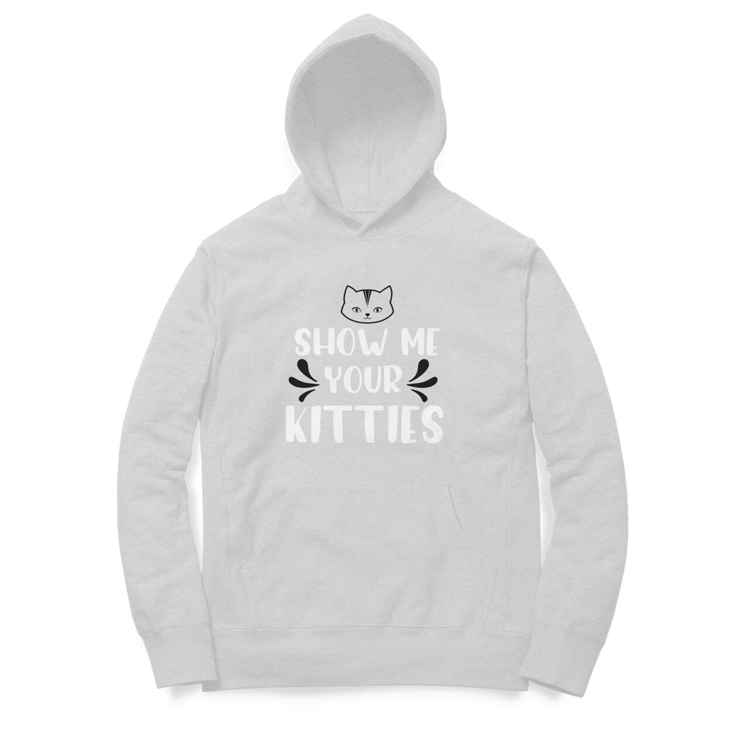 Women's Show Me Your Kitties Graphics Printed Hoodies