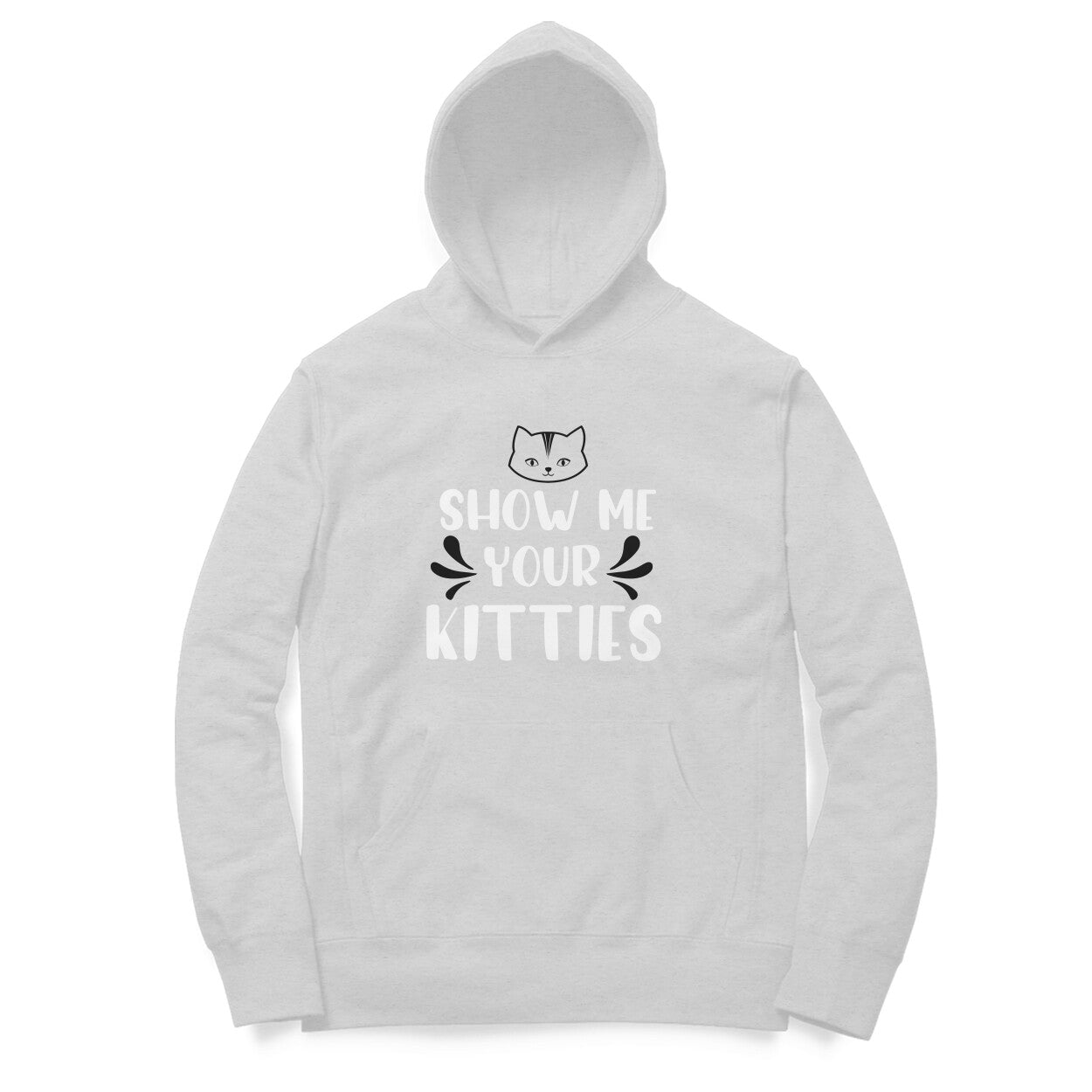 Women's Show Me Your Kitties Graphics Printed Hoodies