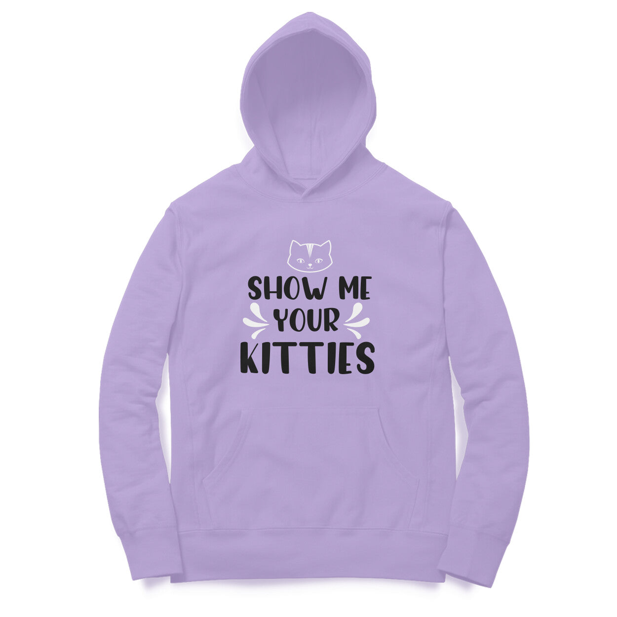 Women's Show Me Your Kitties Graphics Printed Hoodies