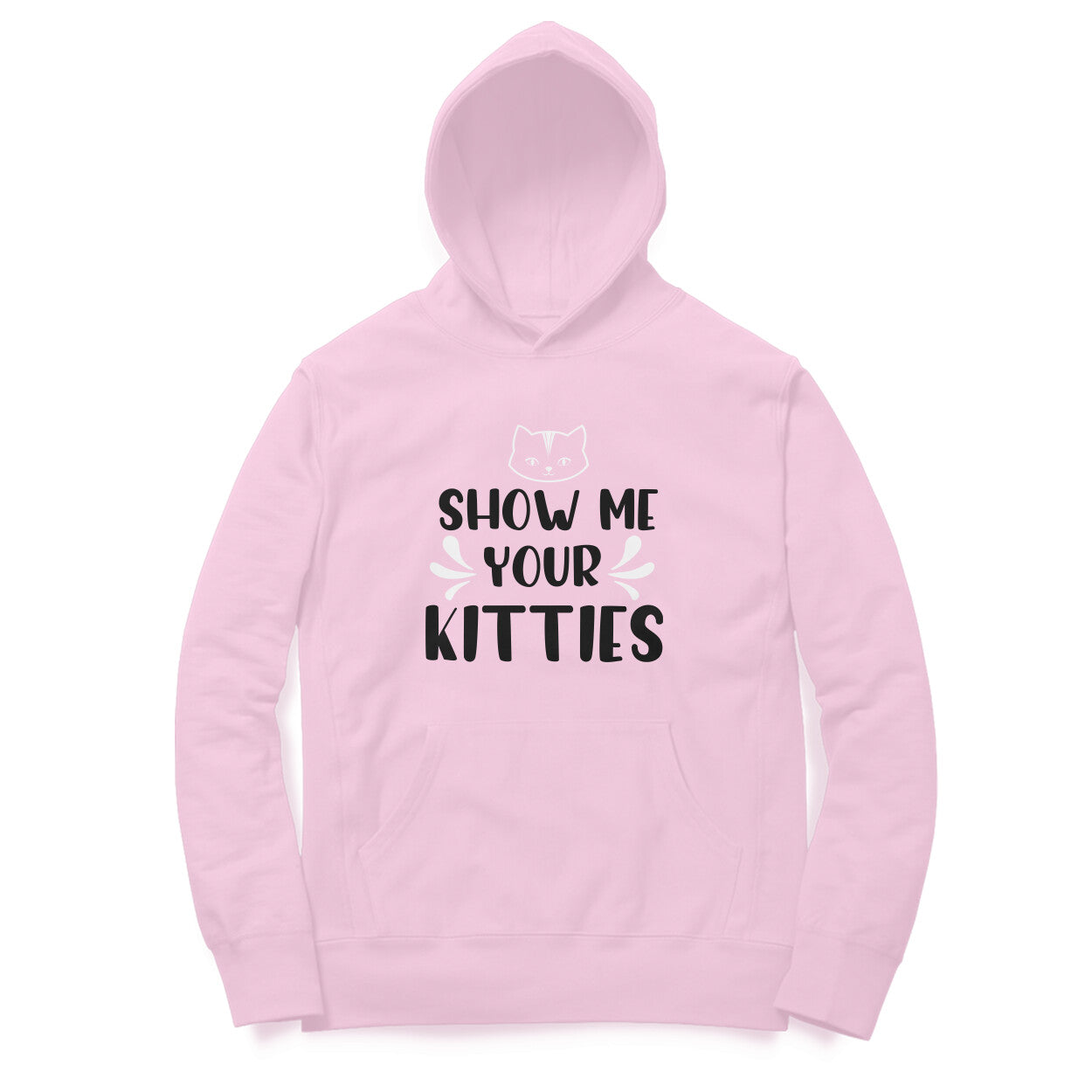 Women's Show Me Your Kitties Graphics Printed Hoodies