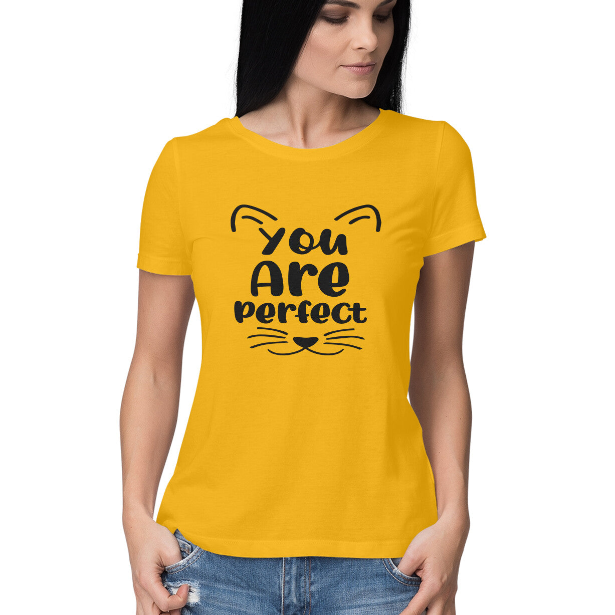 Women's You Are Perfect Graphics Printed T-Shirt Main image