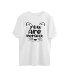 Men's You Are Perfect Design Printed Oversized T-Shirt