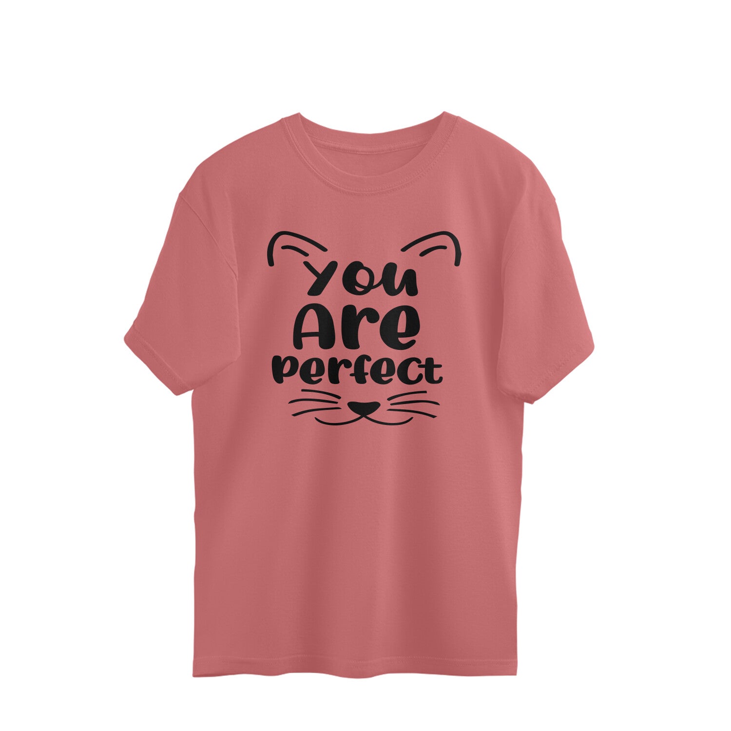 Men's You Are Perfect Design Printed Oversized T-Shirt