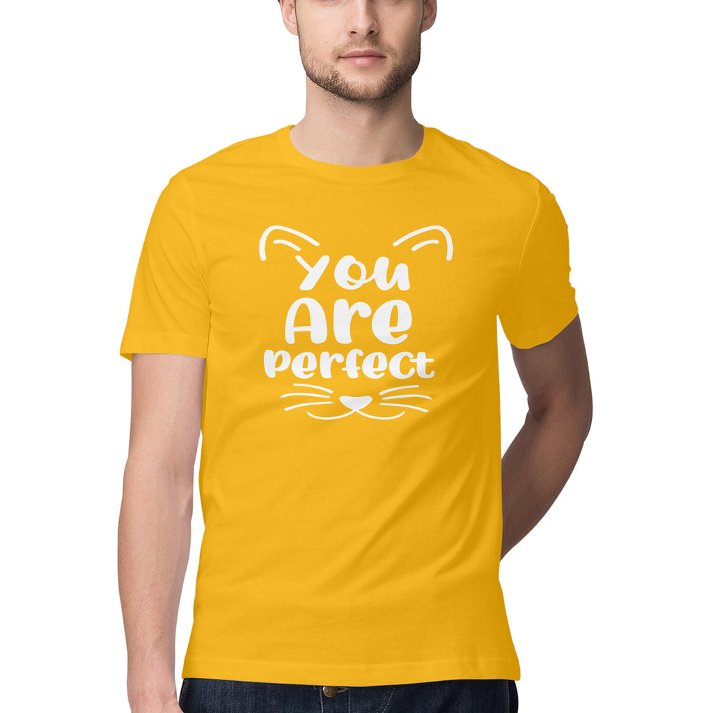Men's You Are Perfect Design Printed T-Shirt