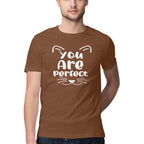 Men's You Are Perfect Design Printed T-Shirt