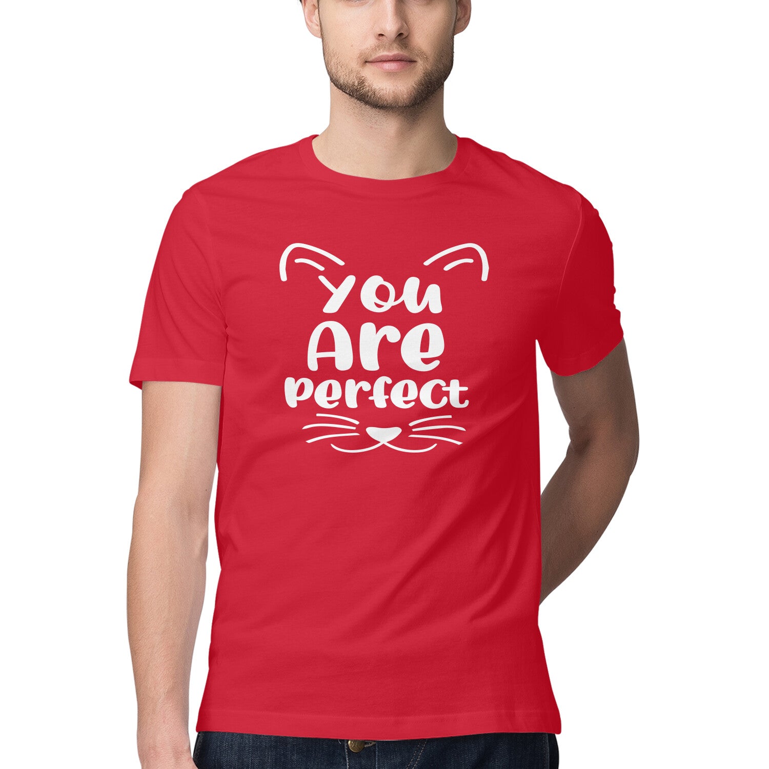 Men's You Are Perfect Design Printed T-Shirt