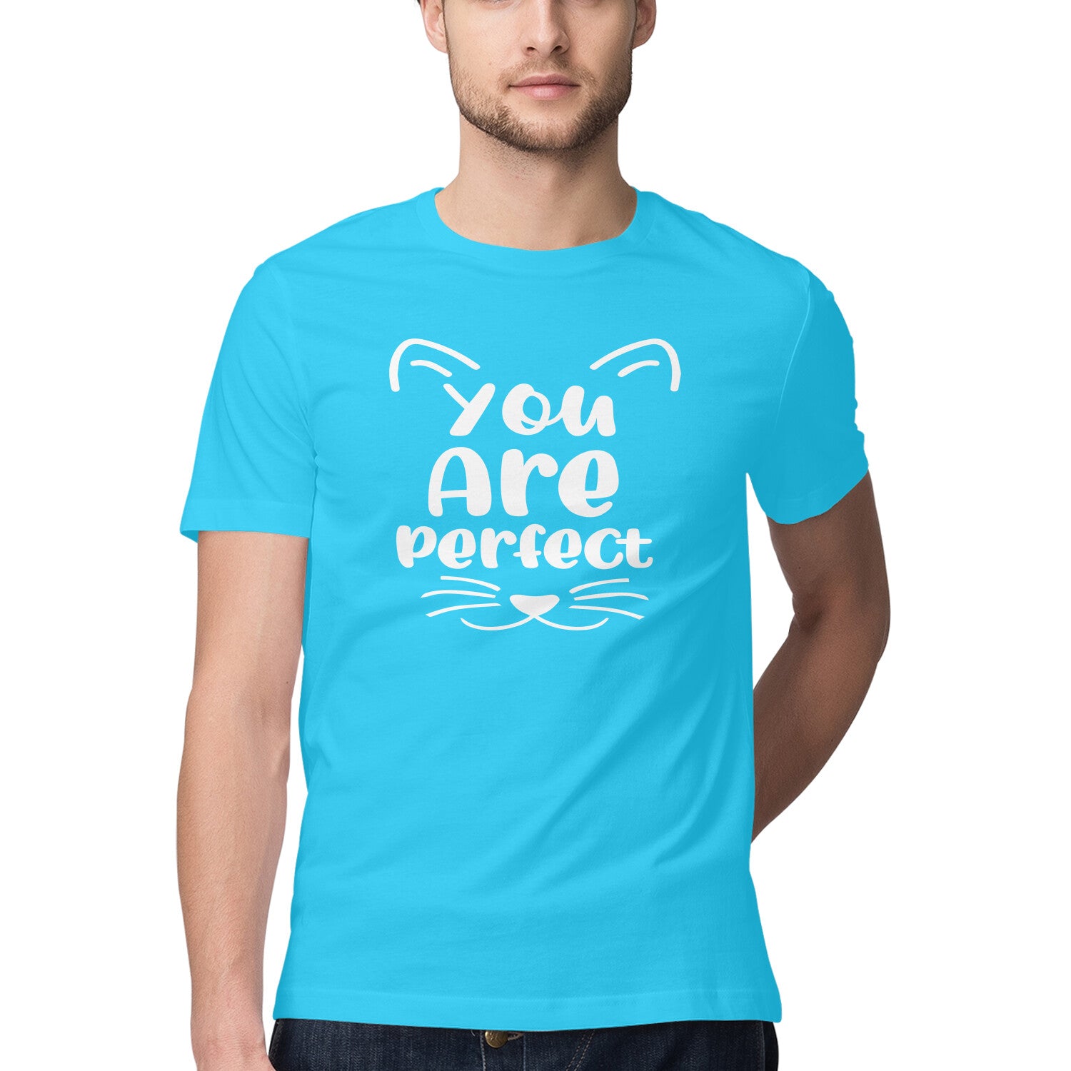 Men's You Are Perfect Design Printed T-Shirt
