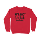Women's It's Shot O' Clock Somewhere Graphics Printed Sweatshirts