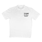 Men's It's Shot O' Clock Somewhere Quote Printed Polo T Shirt