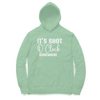 Women's It's Shot O' Clock Somewhere Graphics Printed Hoodies