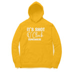 Women's It's Shot O' Clock Somewhere Graphics Printed Hoodies