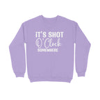 Women's It's Shot O' Clock Somewhere Graphics Printed Sweatshirts