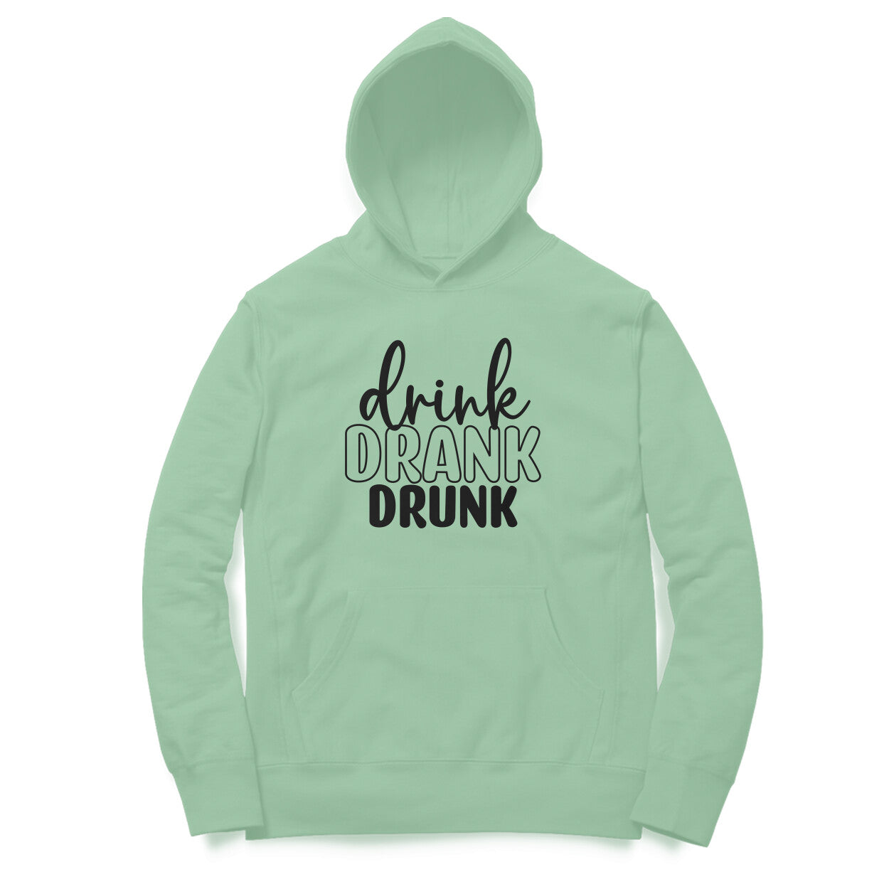 Men's Drink Drank Drunk Graphics Printed Hoodies