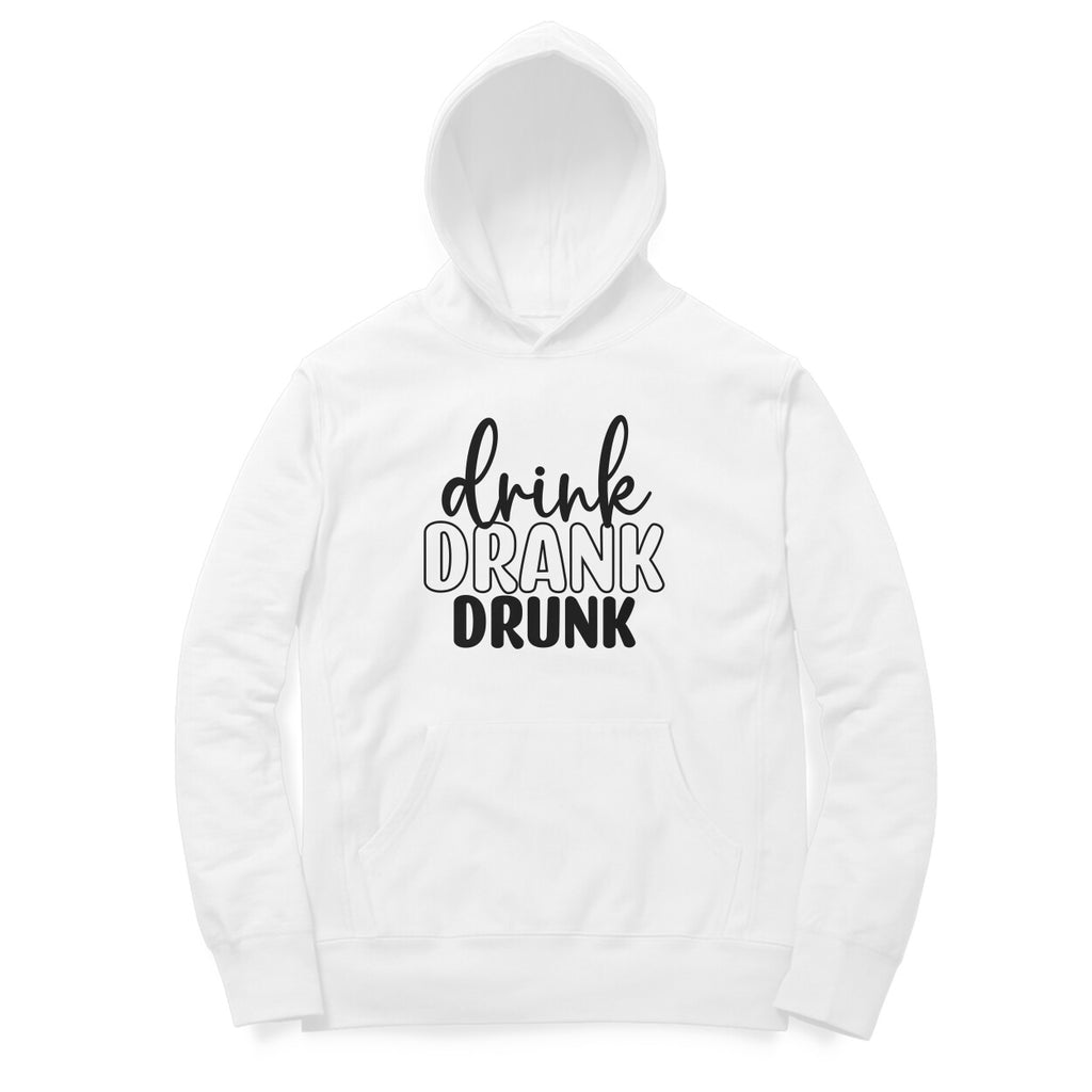 Men's Drink Drank Drunk Graphics Printed Hoodies