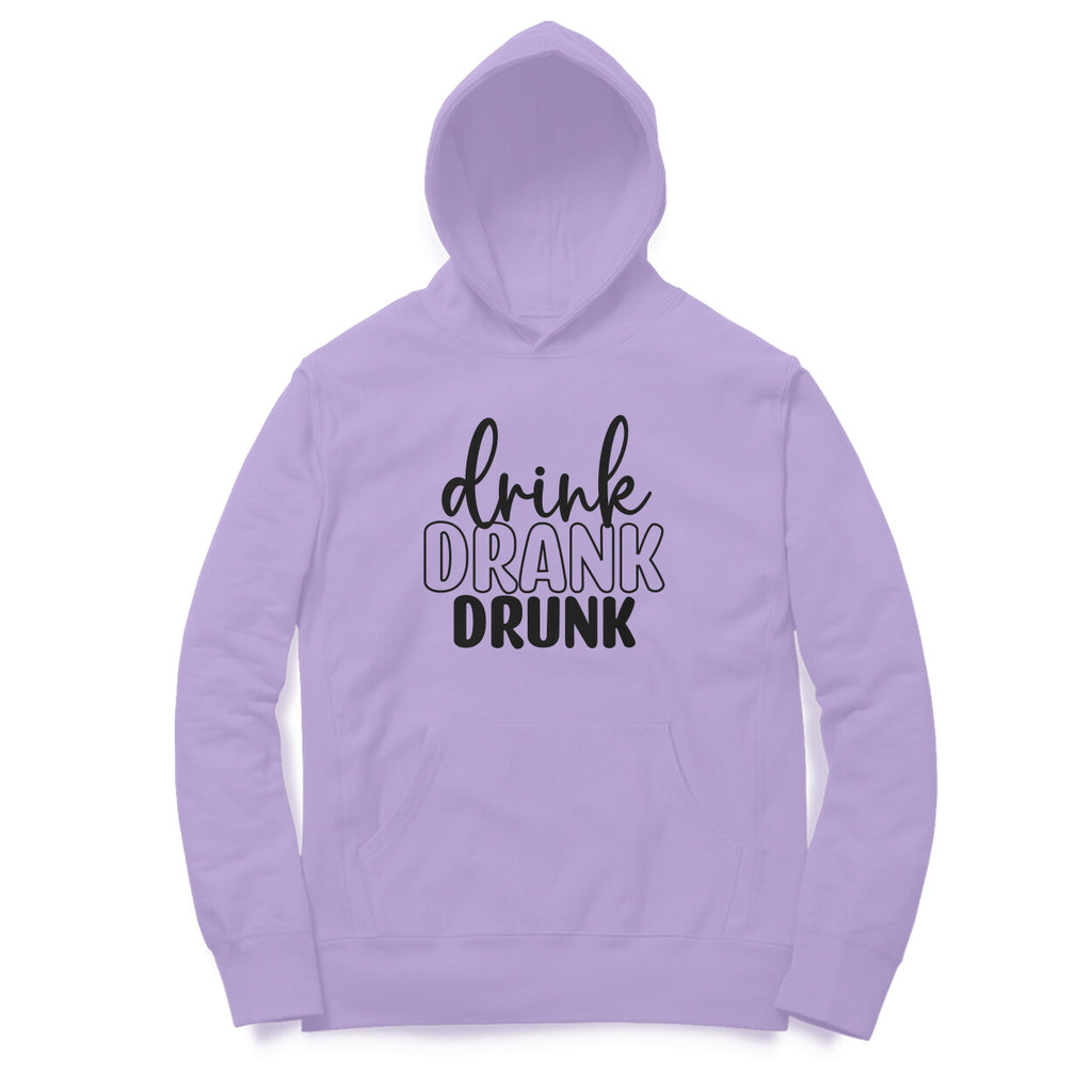 Men's Drink Drank Drunk Graphics Printed Hoodies