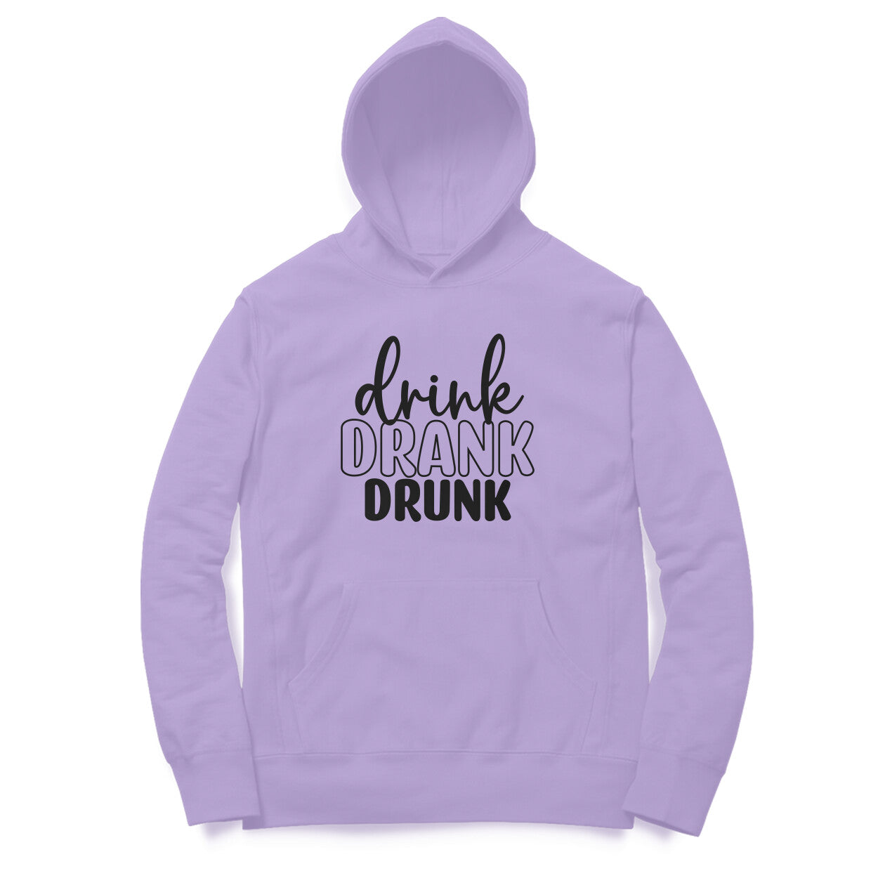 Men's Drink Drank Drunk Graphics Printed Hoodies