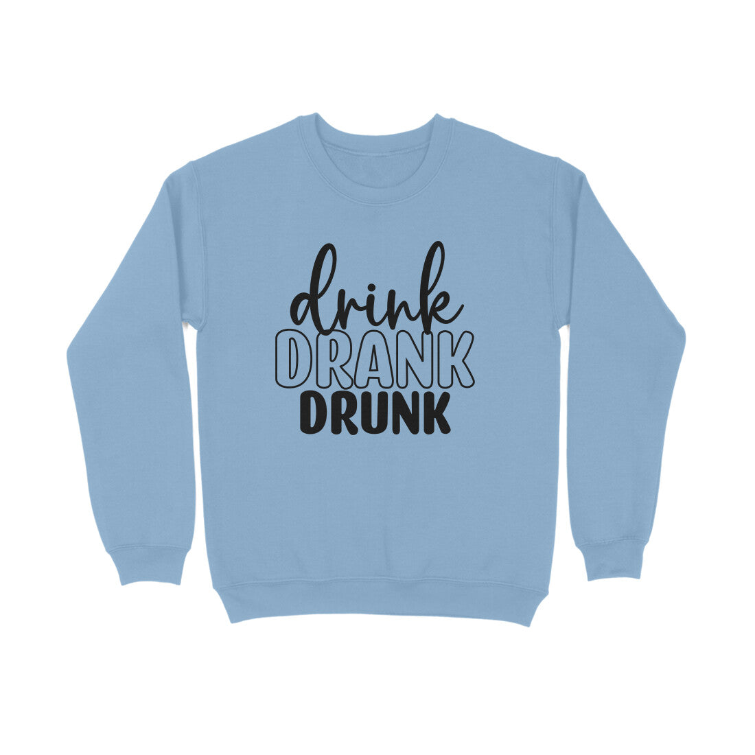 Men's Drink Drank Drunk Graphics Printed Sweatshirts Secondary image