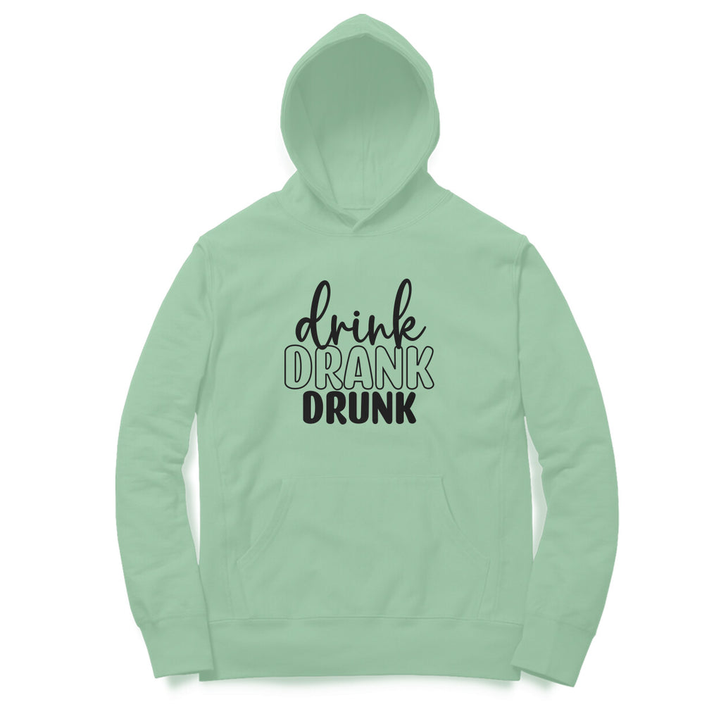 Women's Drink Drank Drunk Graphics Printed Hoodies