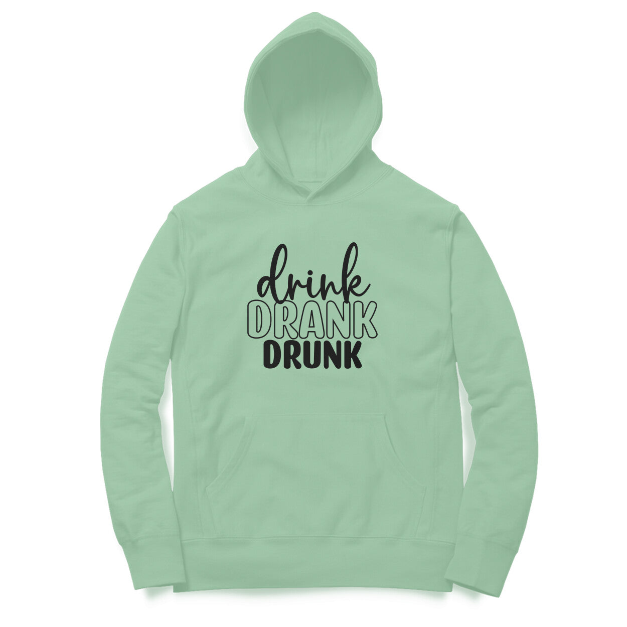 Women's Drink Drank Drunk Graphics Printed Hoodies