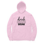 Women's Drink Drank Drunk Graphics Printed Hoodies