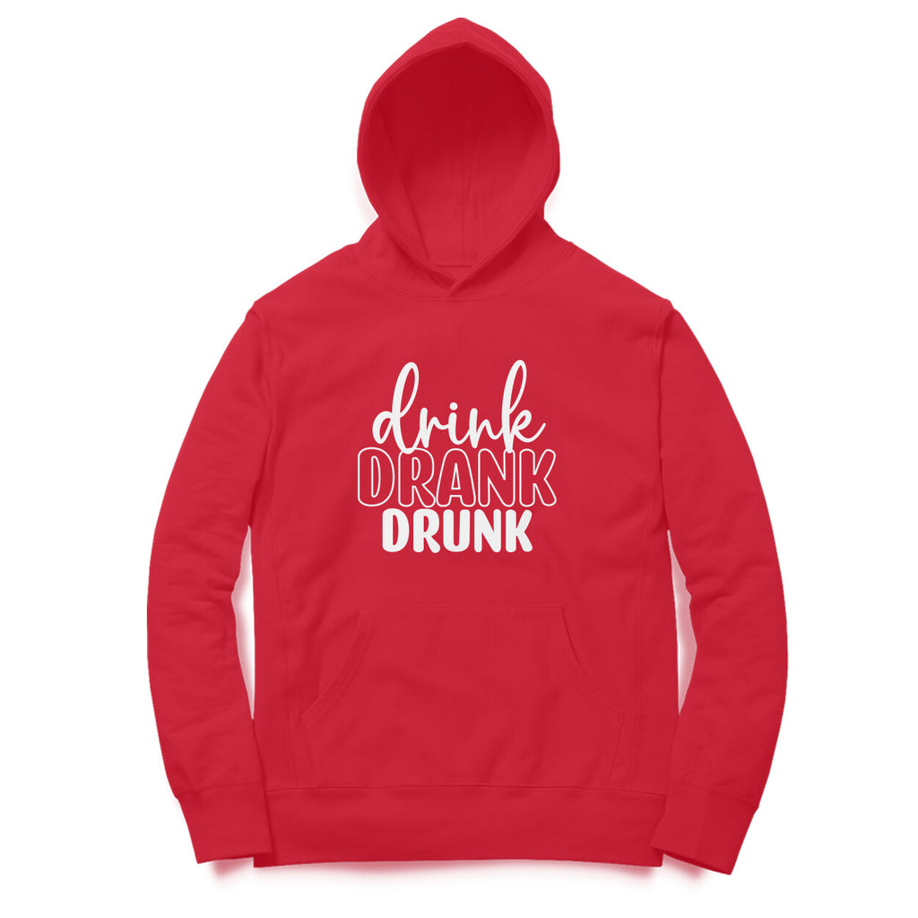 Men's Drink Drank Drunk Graphics Printed Hoodies