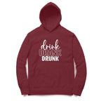 Women's Drink Drank Drunk Graphics Printed Hoodies