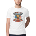 Men's Grill Sergeant Design Printed T-Shirt