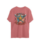 Men's Grill Sergeant Design Printed Oversized T-Shirt
