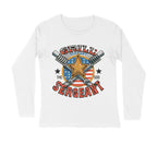 Men's Grill Sergeant Quote Printed Full Sleeve T Shirt