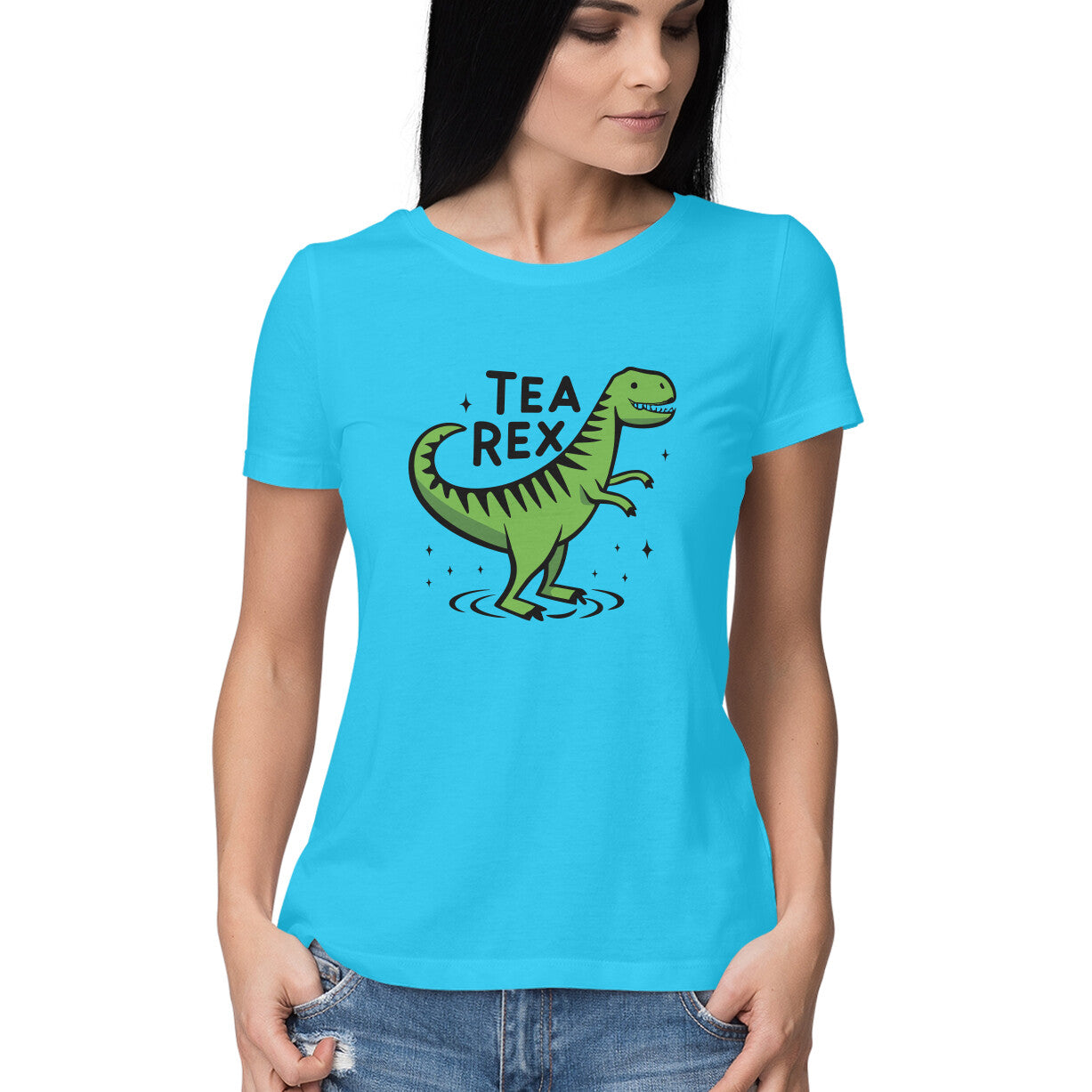 Women's Tea Rex Graphics Printed T-Shirt
